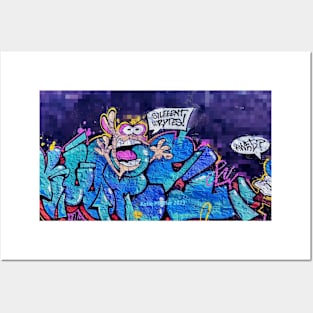 Screaming Graffiti Wall Posters and Art